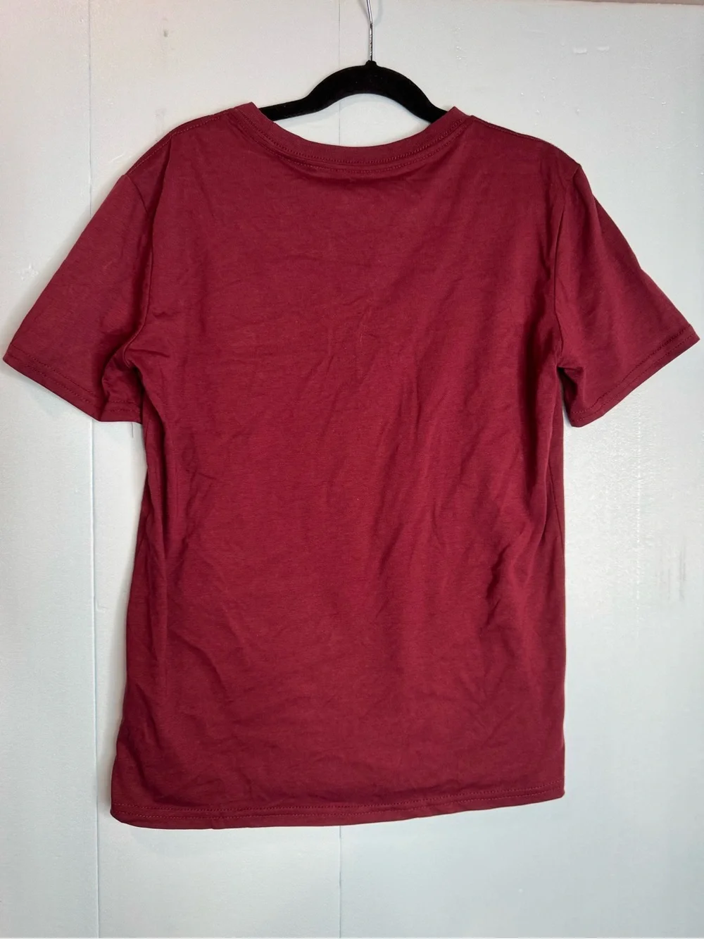 NWT Medium 10/12 Champion Boys Maroon Short Sleeve Graphic Tee Shirt Wine A0210